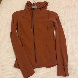Lulu lemon define jacket. Size 6. Burnt orange